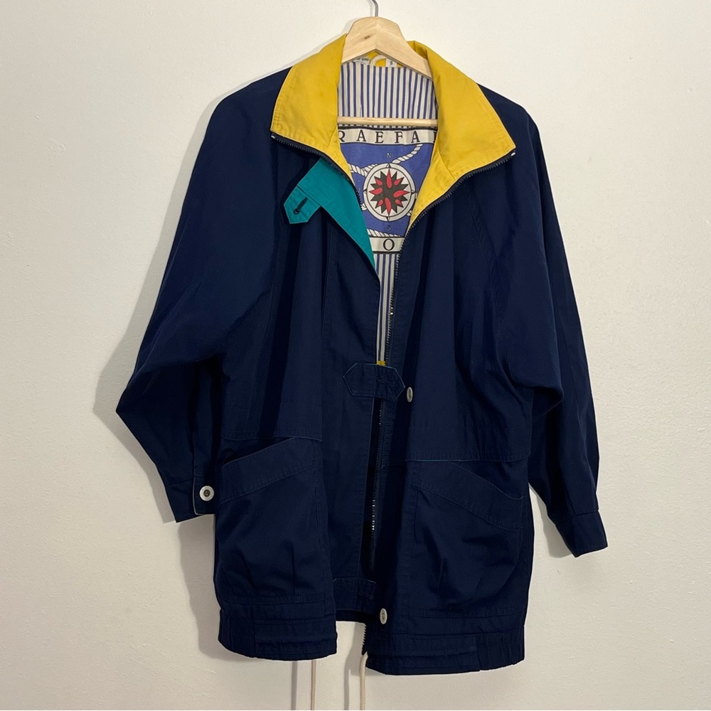 Vintage Braefair Sport Nautical Zip-up Jacket Women’s Size Small